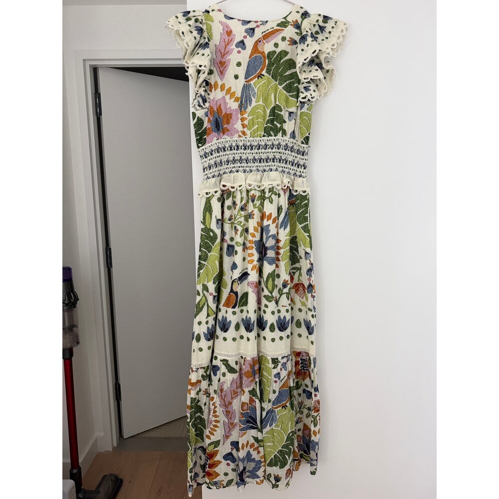 Farm Rio Summer Garden Dress Size Small - Picture 8 of 16